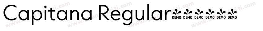 Capitana Regular字体转换